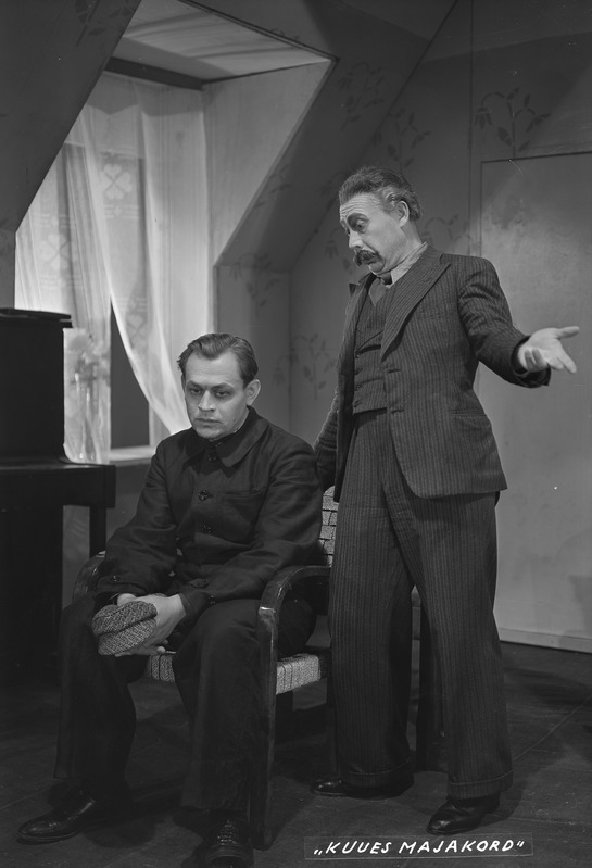 Kuues majakond, Draamateater, 1939, Yojo - Voldemar Alev, Härra Hochepot - Johannes Kaljola