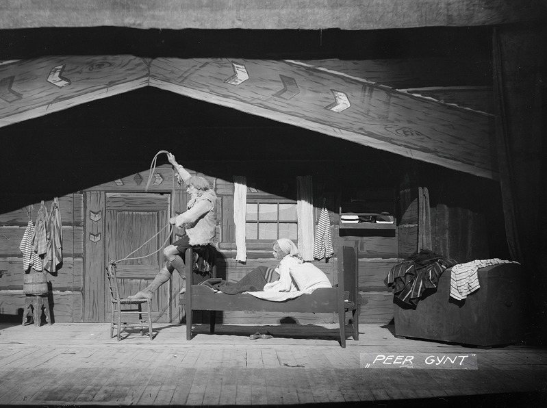 Peer Gynt, Estonia, 1927, osades - Peer Gynt - Ants Lauter, Åse - Hilda Gleser
