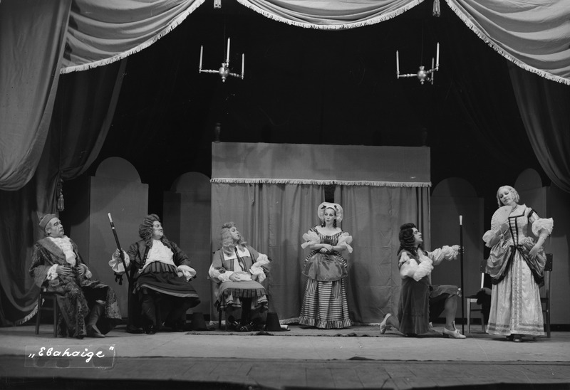 Ebahaige, Draamateater, 1936, Aleksander Mägi, Ruudu Kalk, Ly Lasner, Voldemar Alev, Aino Talvi