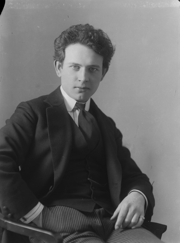Theodor Altermann, portree, ca 1912