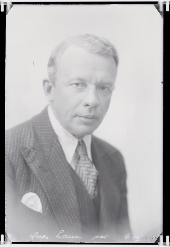 Hugo Laur, portree, 1939