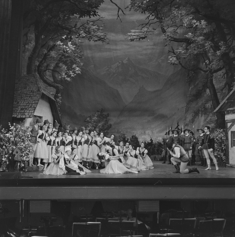 Giselle, Teater Estonia, 1959, osades: stseen etendudest