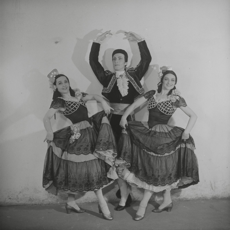 Traviata, Teater Estonia, 1950, pildil: Hilda Koit-Malling, Artur Koit, Inge Põder