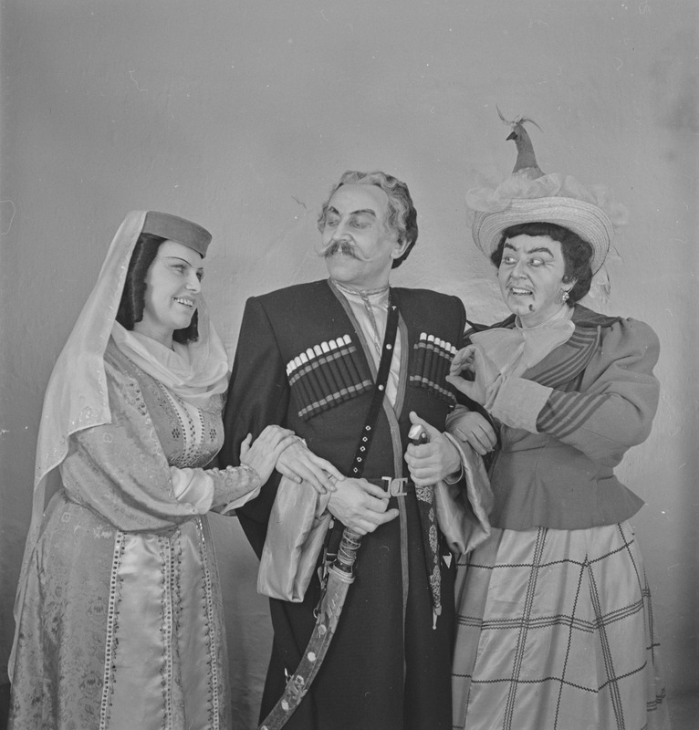 Keto ja Kote, Teater Estonia, 1953, osades: Vürst Levan – Voldemar Palder