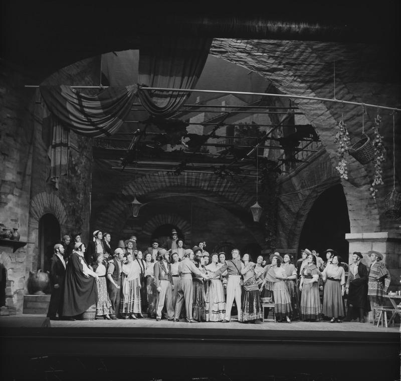 Carmen, Teater Estonia, 1955, osades: Don Jose – Viktor Gurjev, Carmen – Irina Kask