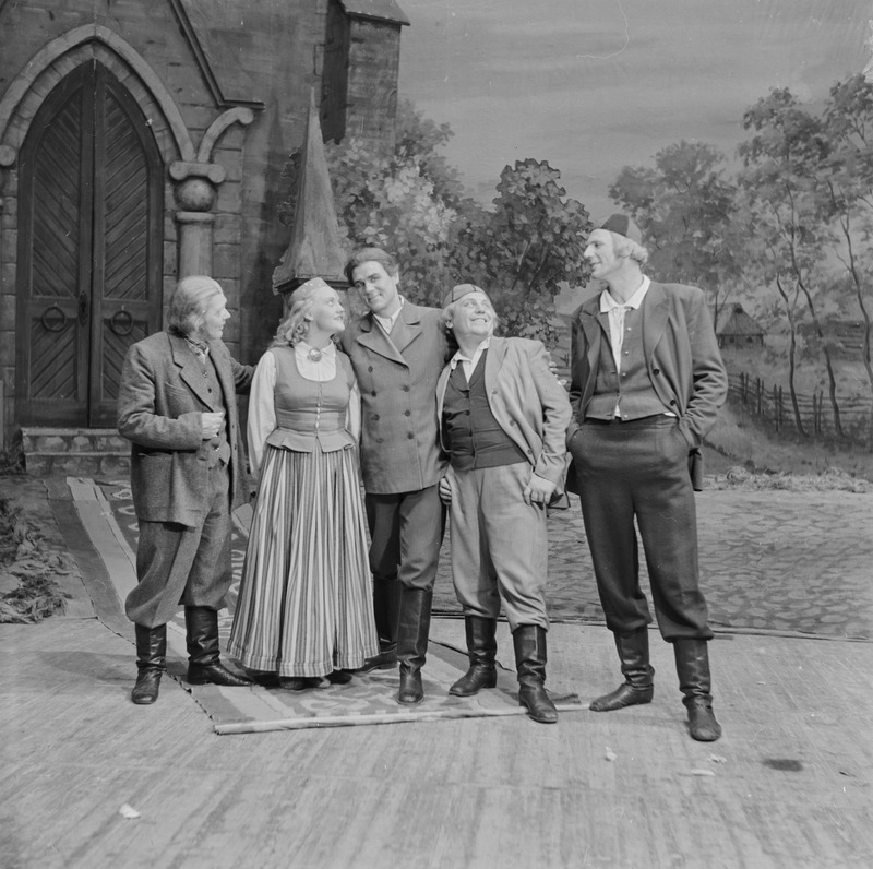 Rummu jüri, Teater Estonia, 1953, osades: Aadu – Artur Linnamägi, Mats – Heino Otto, Rummu Jüri – Georg Ots, Elts – Ester Lepa, Rein – Alfred Mering