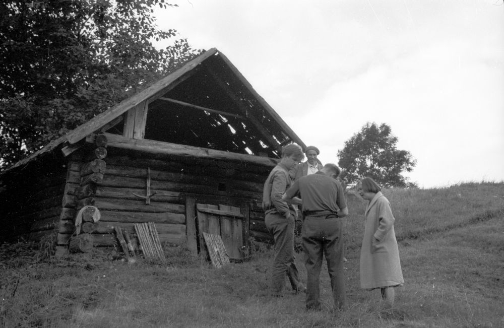 Kaadre talu saun Helme vallas, eestvaade.