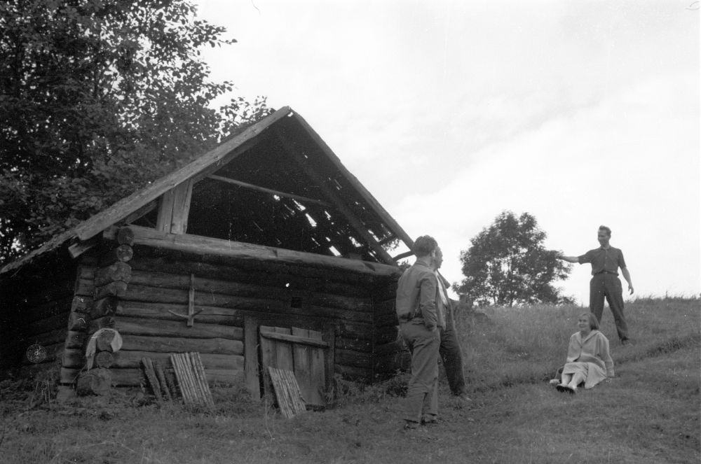 Kaadre talu saun Helme vallas, eestvaade.