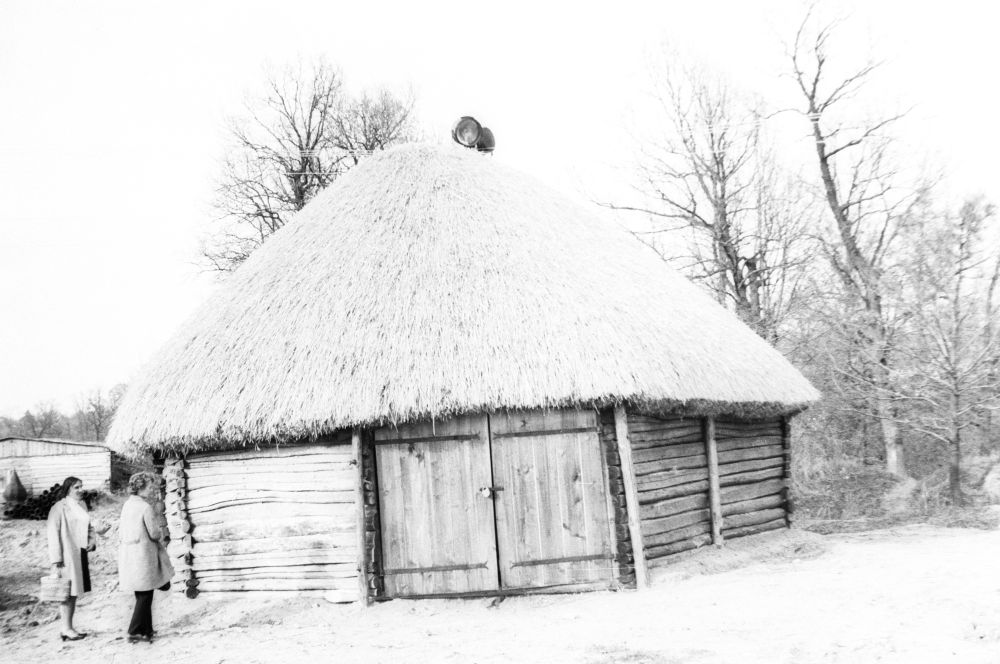 Kiievi vabaõhumuuseum, heinaküün.