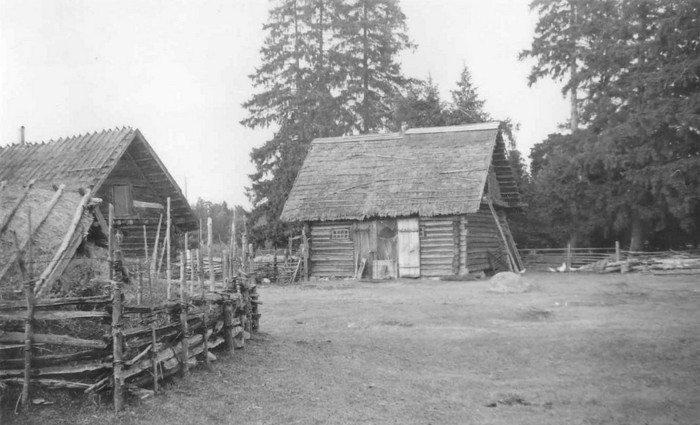 Mihkli talu Malvaste külas. Kõrvalhooned