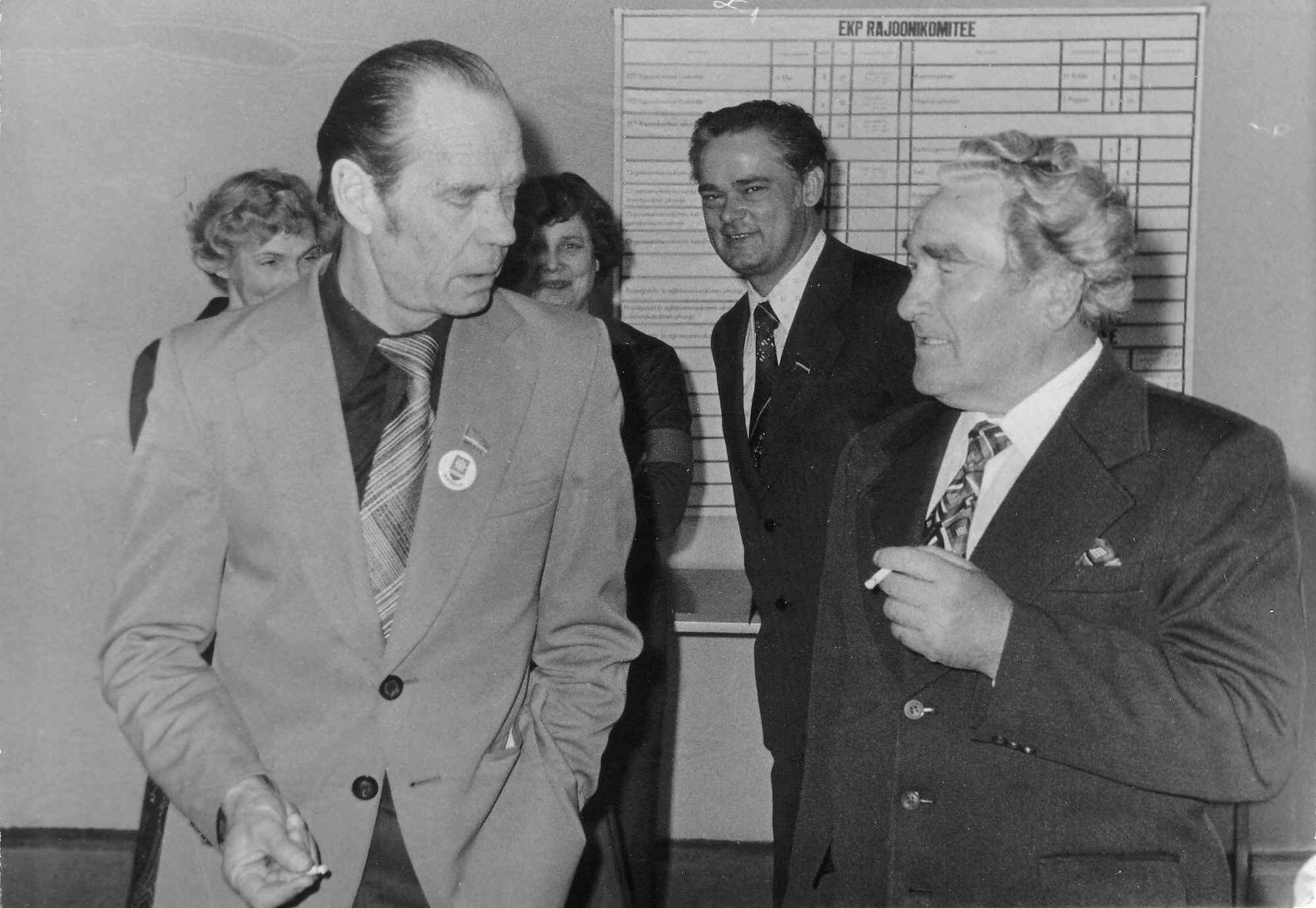 Sõjaveteranid Ilmar Torn ja Julius Nurst