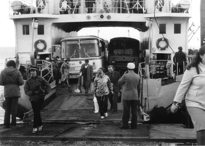 Parvlaev "Suurupi" saabumine Heltermaale