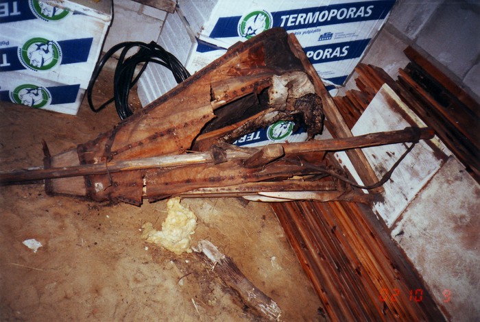 Mangu küla Randmäe talu sepikoja restaureerimine, sisevaade