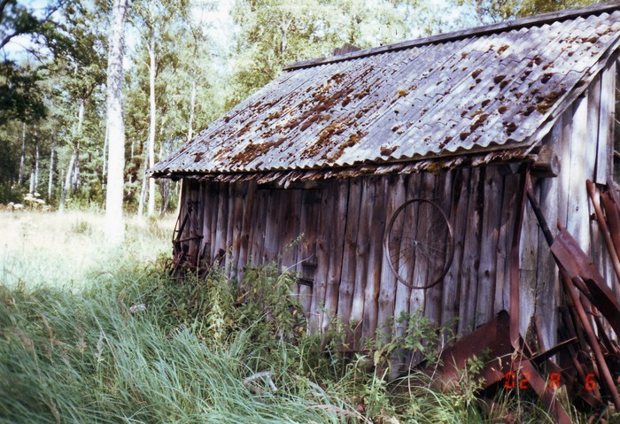 Viilupi küla Nurga talu sepikoja külgvaade