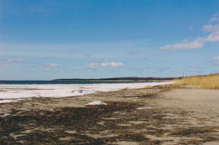 Foto. Liivalauka lautrikoht. Vaade rannale.