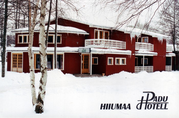 Fotopostkaart. Padu Hotell Hiiumaal