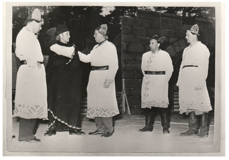 Vabaõhuetendus "Lembitu" Keila Kultuurimaja näiteringi esituses