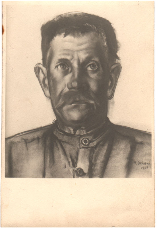 Andrus Johani söejoonisest Kaarel (Karl) Veitmanni portree