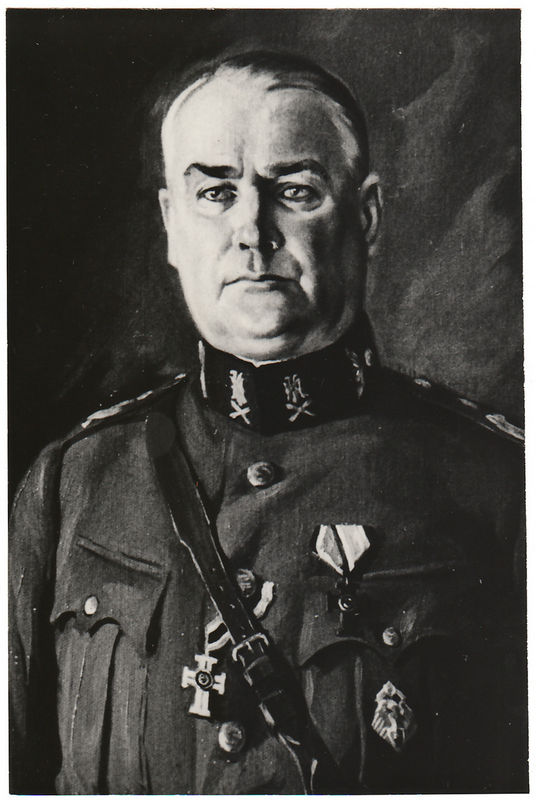 K. A. Herman. Kindralmajor O. Heinze (õli, 1936)