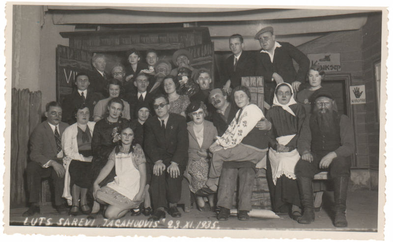 Oskar Lutsu "Tagahoovis" Keila Vabatahtliku Tuletõrjeühingu näitering