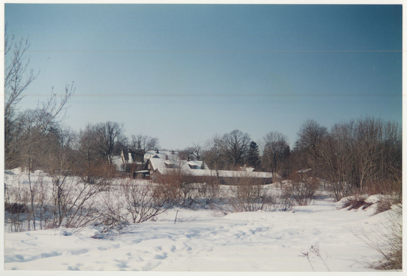 Vaade Linnuse tänava 3 ja 4 majadele Keilas