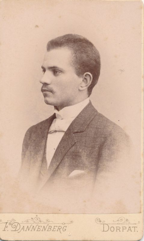 Foto. Hugo Baumann, portreefoto. 1894.