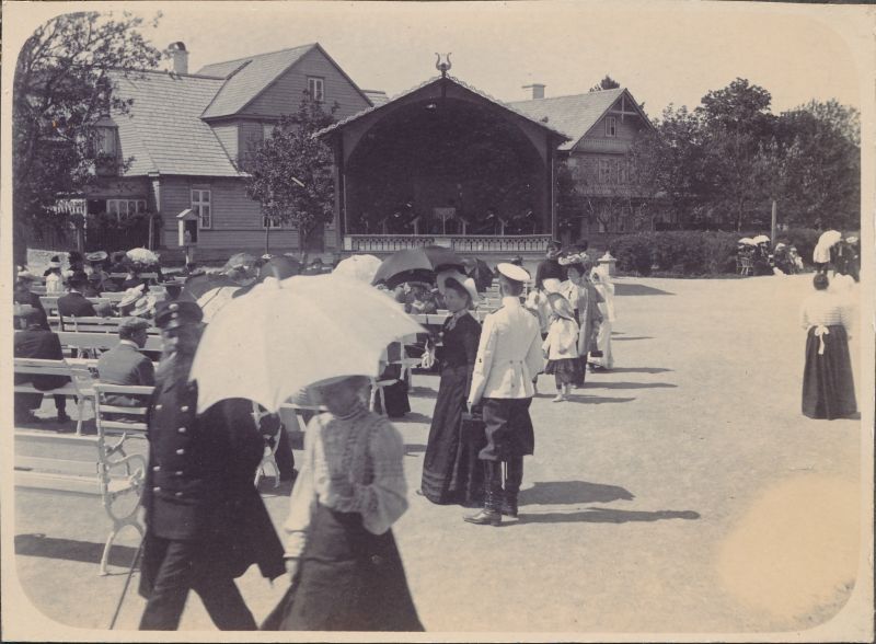 Foto. Dampfi album. Kõlakoda Suurel Promenaadil. Umb 1905.