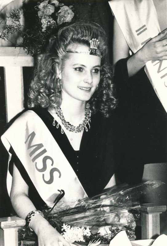 Foto. Miss "Valge Daam 92"´Hele Kanter. Mustvalge.