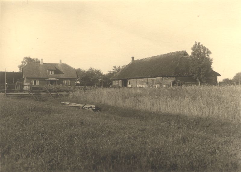 Foto. Nurga talu Vigalas Jässi külas Läänemaal,  1933.