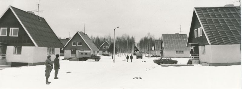 Foto. Elamud "Ants 5" Ääsmäe sovhoosi uues asulas.