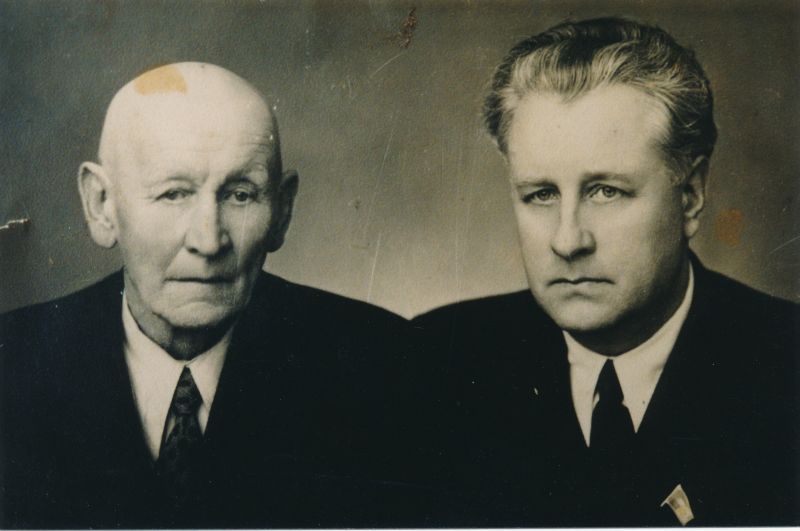 Foto. Jüri-Georg Karotamm (vasakul) ja Nikolai Karotamm.