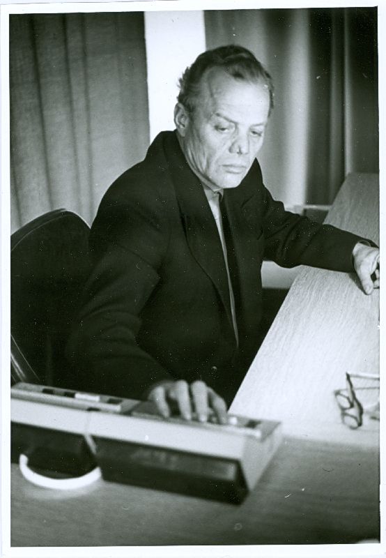 Foto. Ülo Uluots, Palivere EMT direktor. 1980. a.
Foto: Harles Pilter.