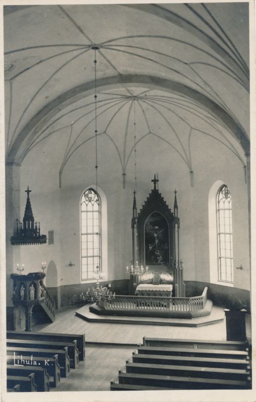 Foto. Lihula Eliisabeti kirik sisevaade