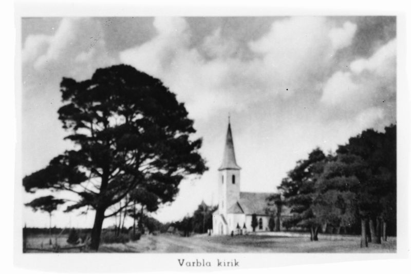 Negatiiv. Varbla kirik. Läänemaa. 1967. 
Kopeerija: M. Arro.