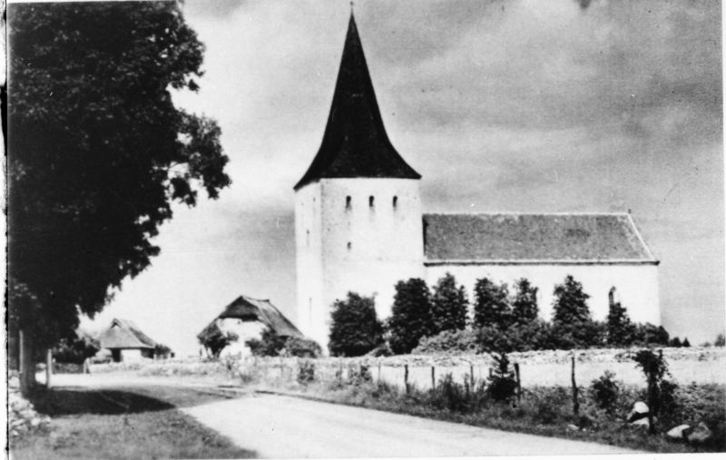 Negatiiv. Pöide kirik. Saaremaa. 1967. 
Kopeerija: M. Arro.