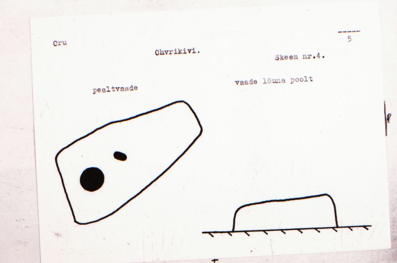Negatiiv. Oru. Ohvrikivi.
Ü.p. 1976.