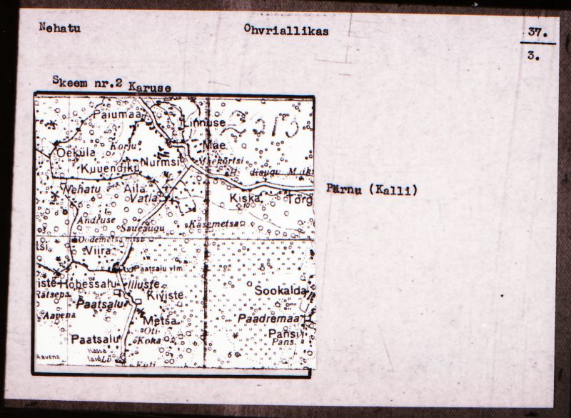 Negatiiv.  Nehatu. Ohvriallikas.
Ü.p. 1976.