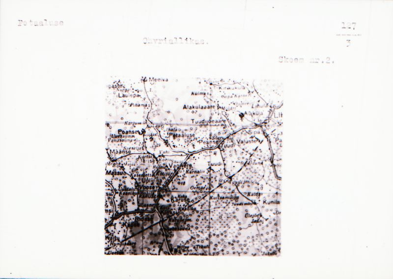 Negatiiv.  Petaaluse. Ohvriallikas.
Ü.p. 1976.