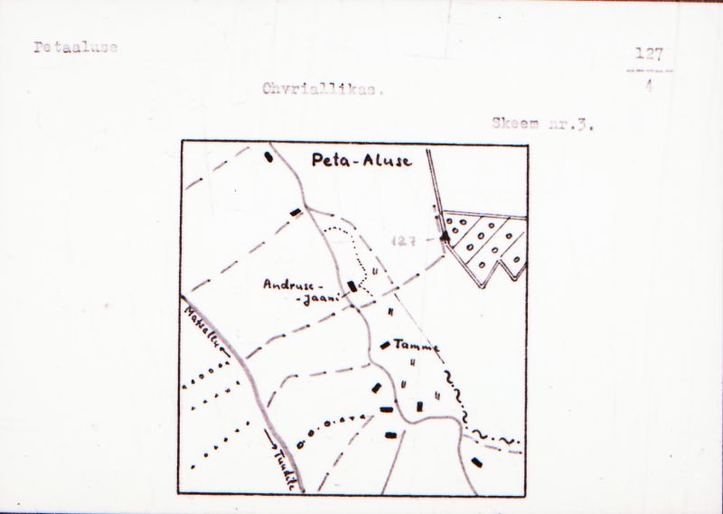 Negatiiv.  Petaaluse. Ohvriallikas.
Ü.p. 1976.