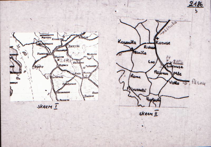 Negatiiv.  Linnuse. Asula.
Ü.p. 1976.