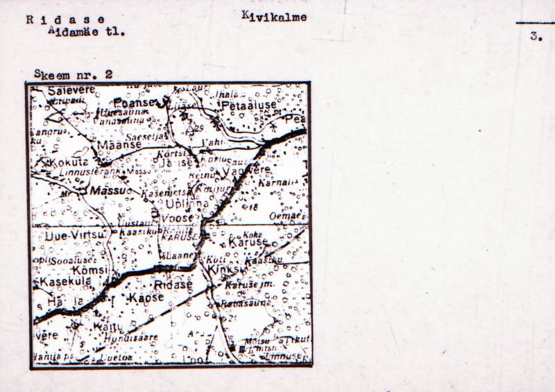 Negatiiv. Ridase kivikalme.
Ü.p. 1976.