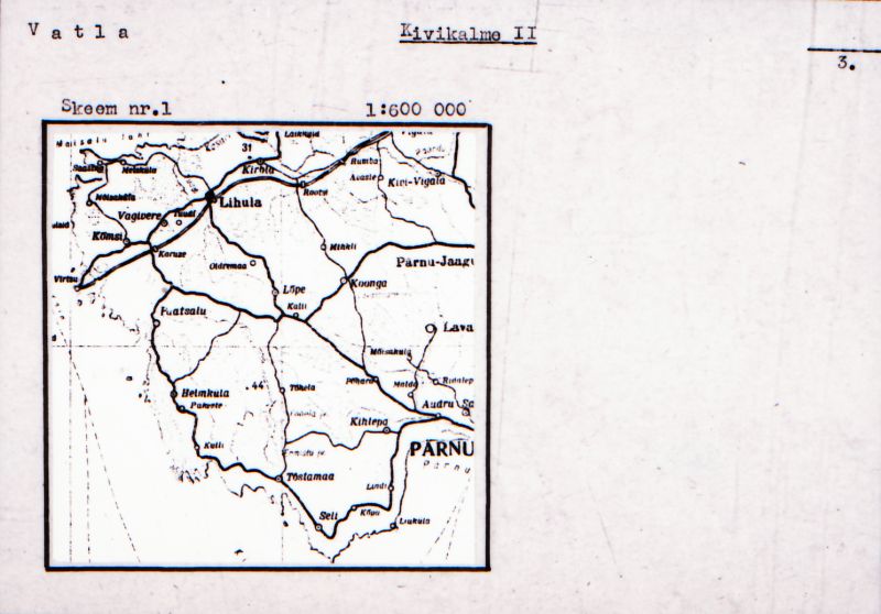 Negatiiv. Vatla kivikalme II.
Ü.p. 1976.