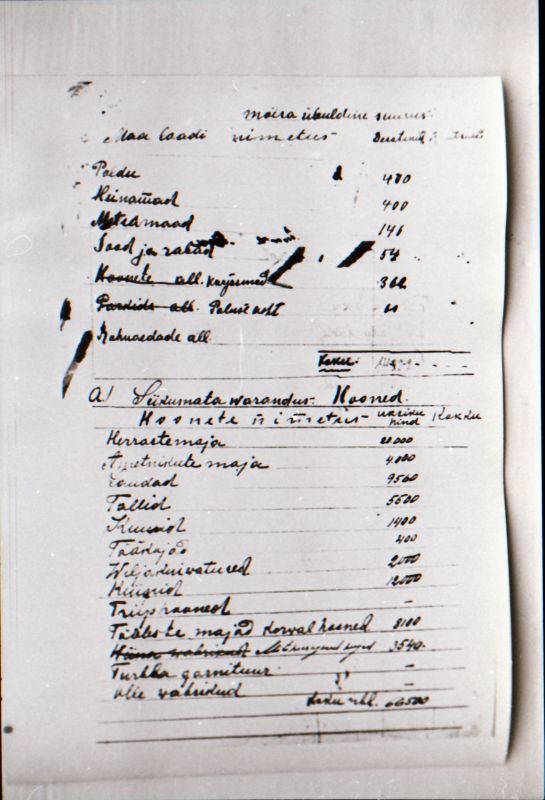 Negatiiv. 1917. a sündmusi Haapsalus ja selle ümbruses kajastav materjal. Ümberpildistus trükisest. Ümberpildistas Mihail Naumov, 1987.