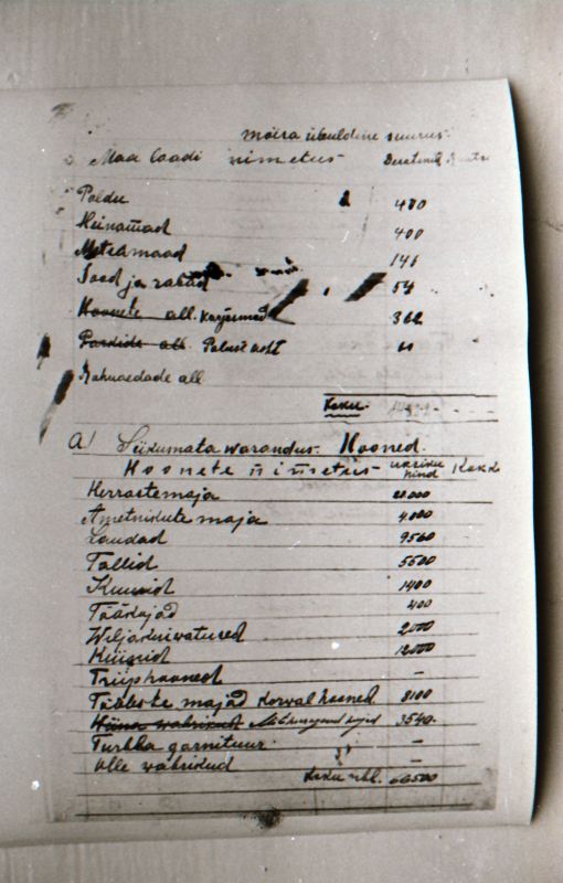 Negatiiv. 1917. a sündmusi Haapsalus ja selle ümbruses kajastav materjal. Ümberpildistus trükisest. Ümberpildistas Mihail Naumov, 1987.