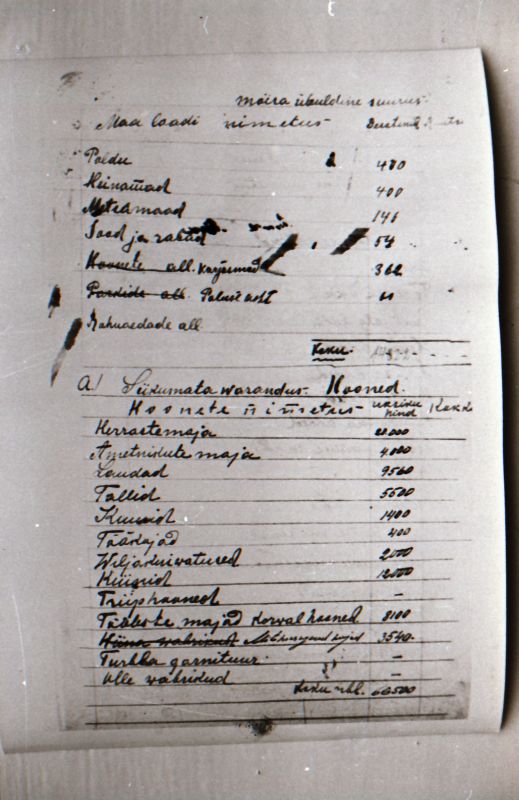 Negatiiv. 1917. a sündmusi Haapsalus ja selle ümbruses kajastav materjal. Ümberpildistus trükisest. Ümberpildistas Mihail Naumov, 1987.