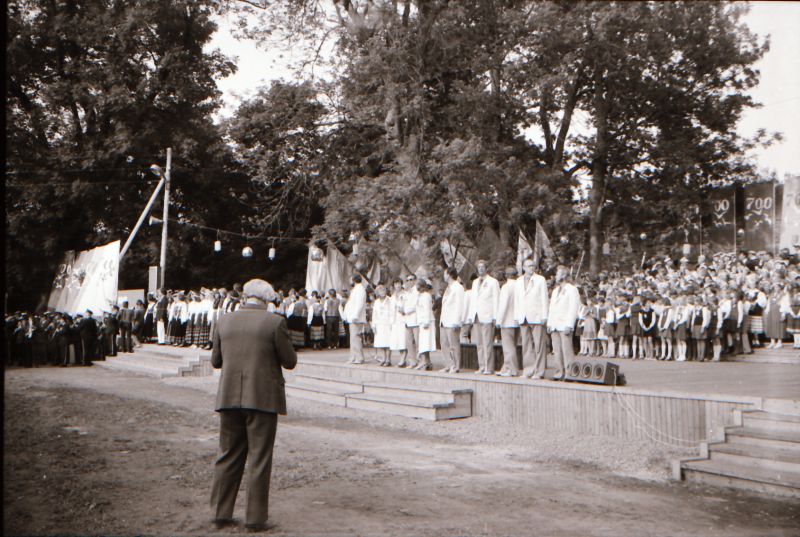 Negatiiv. Laululava Haapsalu piiskopilinnuses, esinejad 15.-17.06.1979