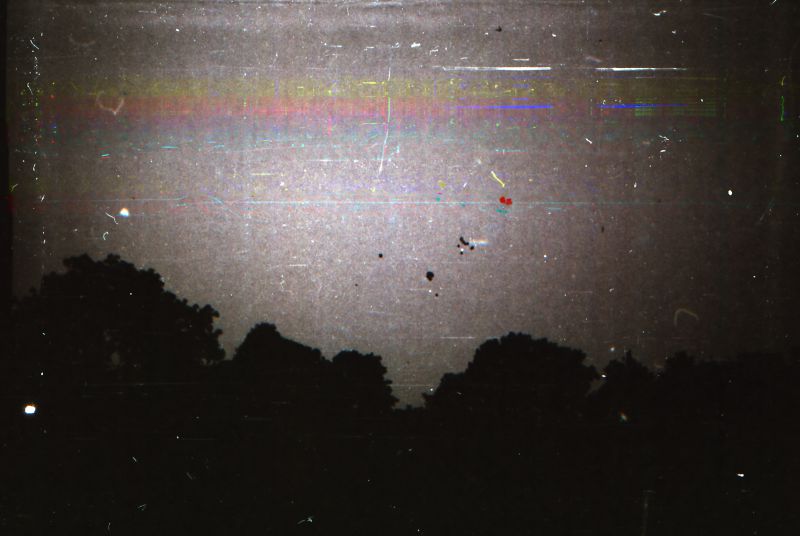 Negatiiv. Laululava Haapsalu piiskopilinnuses. Taevas 15.-17.06.1979