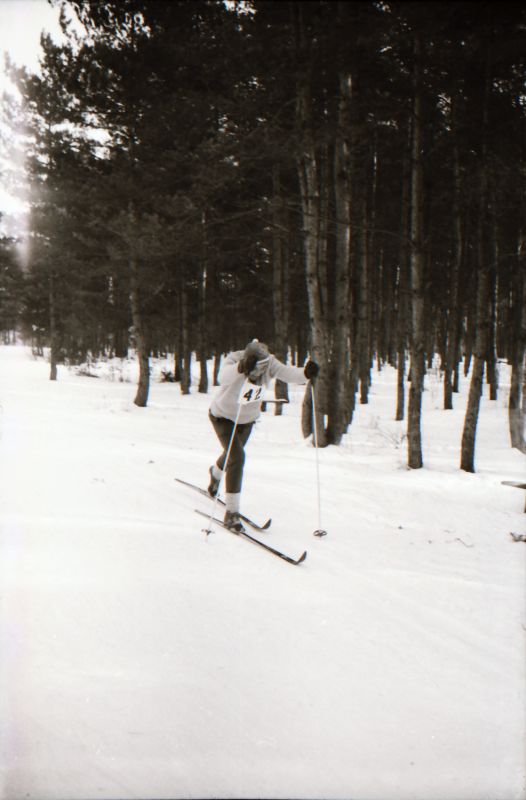 Negatiiv. Suusataja.1979.