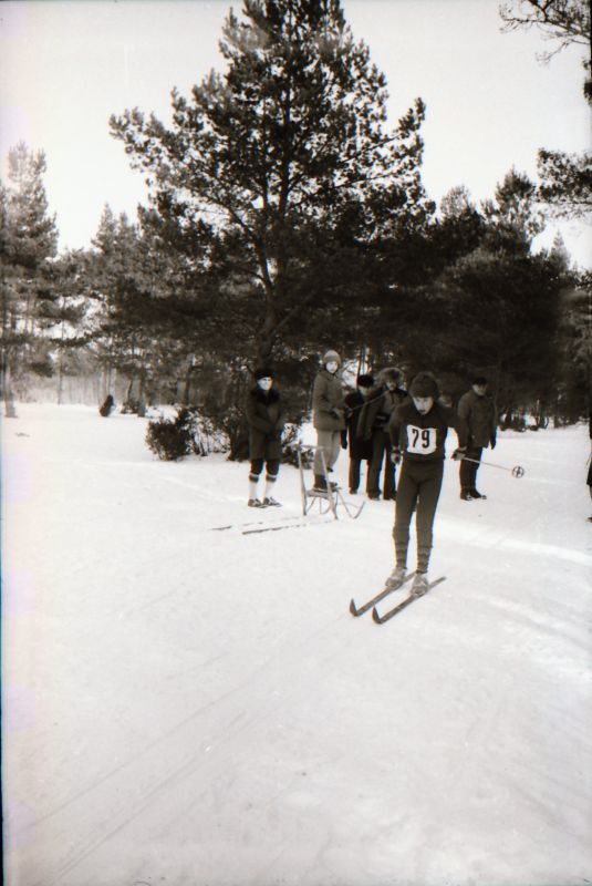 Negatiiv. Suusatajad.1979.