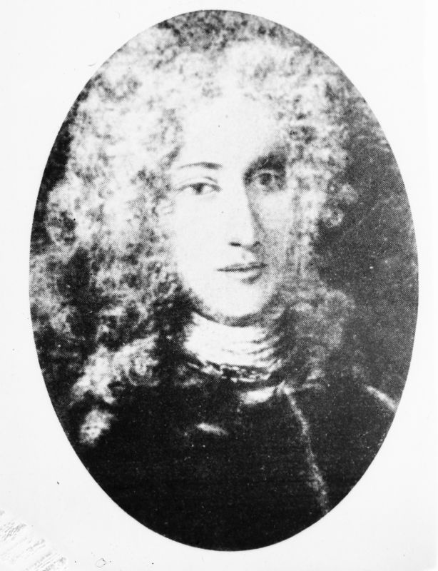 Negatiiv. H.H.von Fersen - Nõuniküla omanik. (1654-1741).
Kopeerija: M.Arro , 1964.